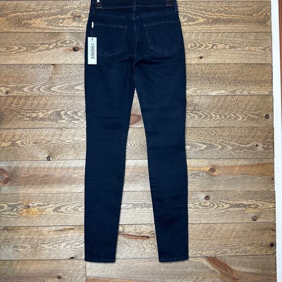 L'Agence Marguerite High Rise Skinny Jeans in Tru Blue Size 25 NWT - Picture 3 of 6